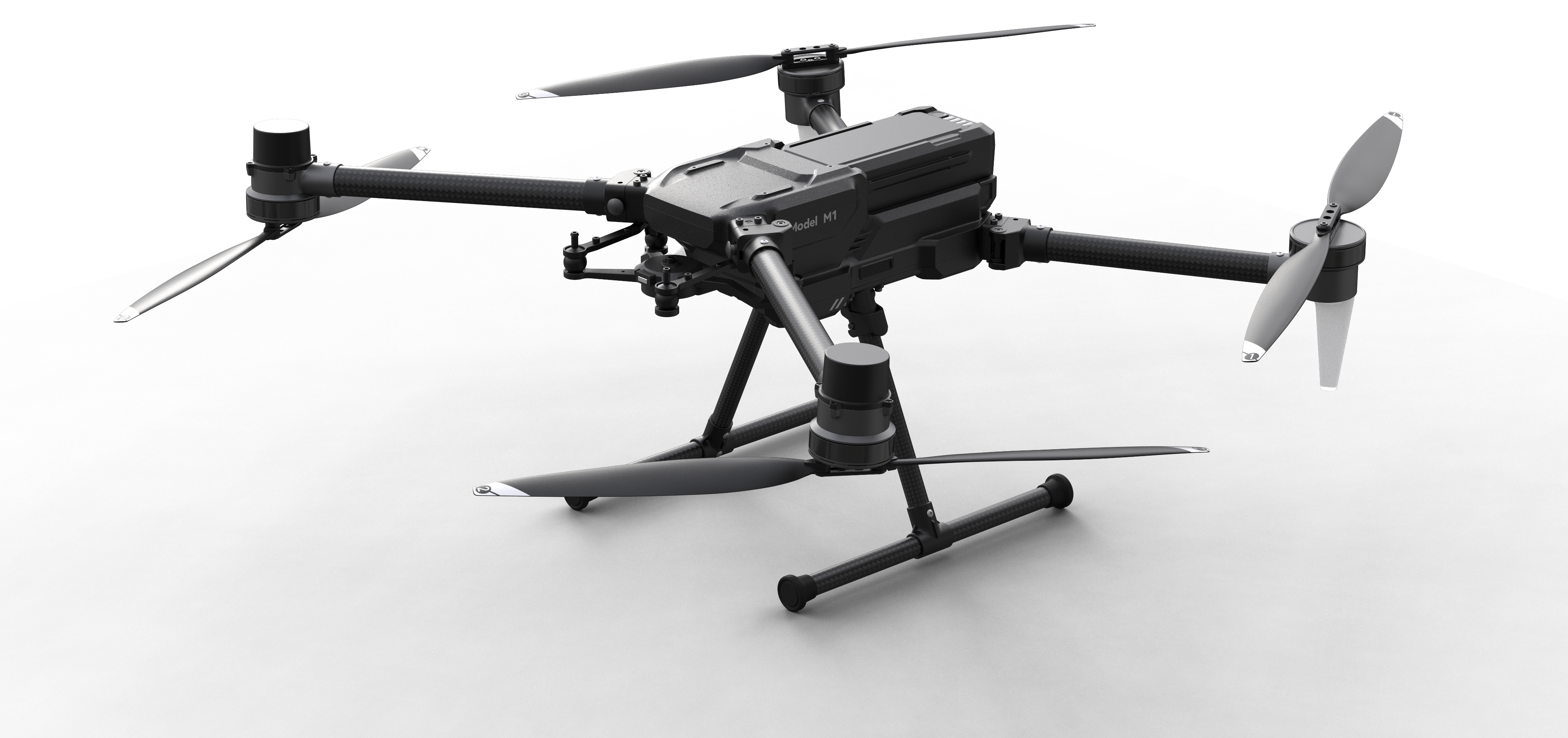 Model M1 in flight