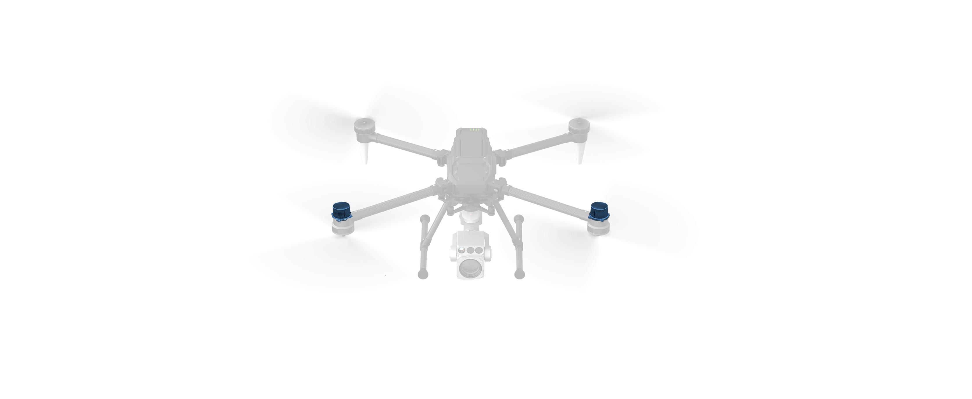 Lanzent drone with dual RTK modules